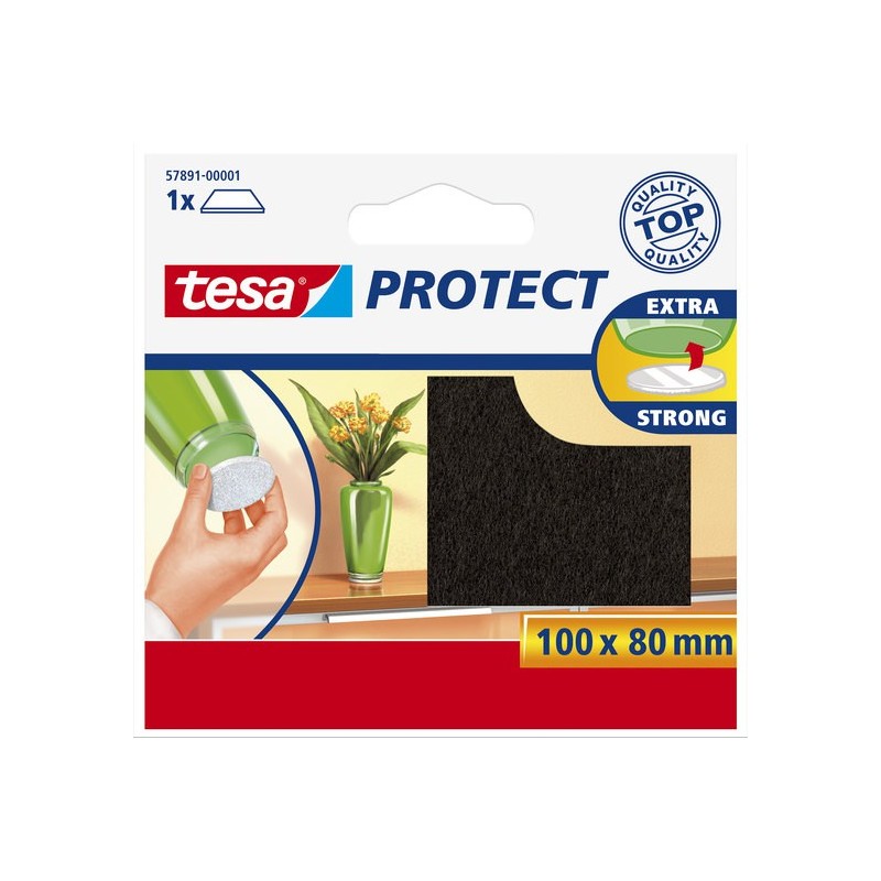 Bescherm vilt 80x100 bruin Tesa 57891
